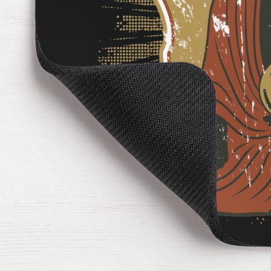 Meditierendes OM Symbol Buddhas Mousepad (Ecke)