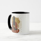Meditierendes OM Symbol Buddhas Tasse (Vorderseite Links)