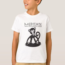 Meditierendes Yoga des Affen T-Shirt