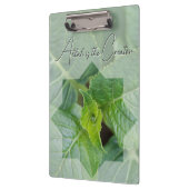 Meditierter Blockhalter über die Schöpfung Gottes Klemmbrett (Links)