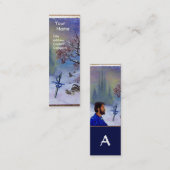 MEDITUNG EINES NIGHT-Monogramms Mini Visitenkarte (Vorne/Hinten)