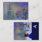 MEDITUNG EINES NIGHT-Monogramms Visitenkarte (Vorne/Hinten)