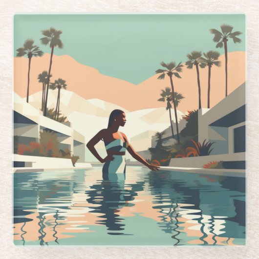 MEDITUNG Nr. 1 Glasuntersetzer (Vorderseite)