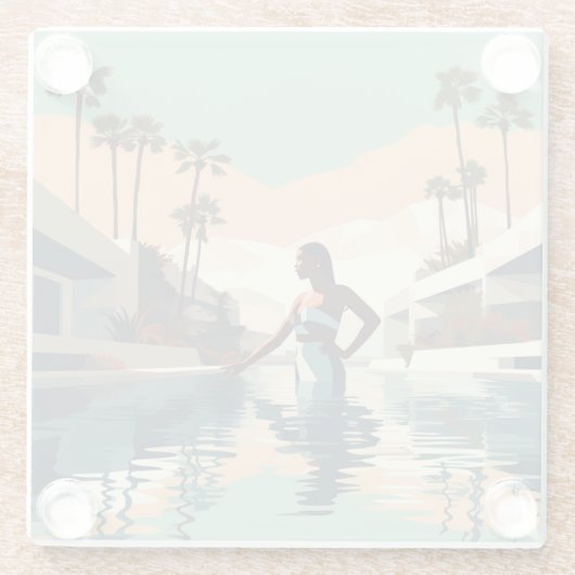 MEDITUNG Nr. 1 Glasuntersetzer (Rückseite)