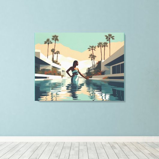 MEDITUNG Nr. 1 Leinwanddruck (Insitu (Holzboden))