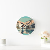 MEDITUNG Nr. 1 Runde Wanduhr (Zuhause)