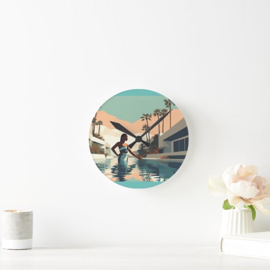 MEDITUNG Nr. 1 Runde Wanduhr (Zuhause)