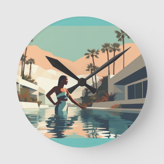 MEDITUNG Nr. 1 Runde Wanduhr (Vorderseite)