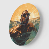 MEDITUNG Nr. 2 Große Wanduhr (Winkel)