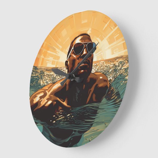 MEDITUNG Nr. 2 Große Wanduhr (Winkel)