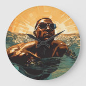 MEDITUNG Nr. 2 Große Wanduhr (Vorderseite)