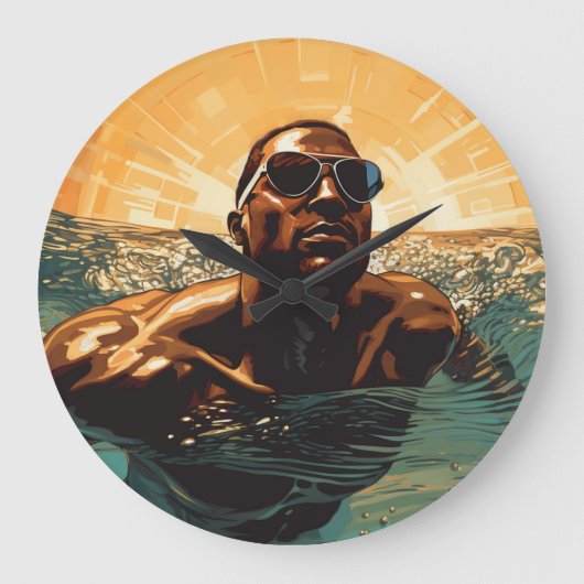 MEDITUNG Nr. 2 Große Wanduhr (Vorderseite)