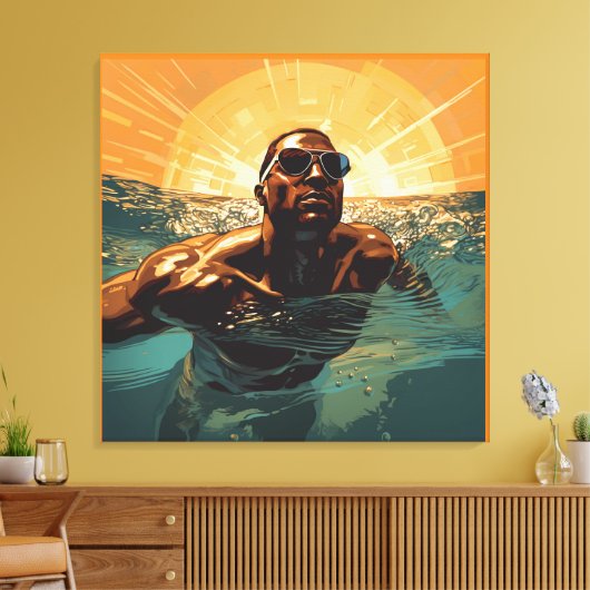 MEDITUNG Nr. 2 Leinwanddruck (Insitu (Wohnzimmer))