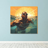 MEDITUNG Nr. 2 Leinwanddruck (Insitu (Holzboden))