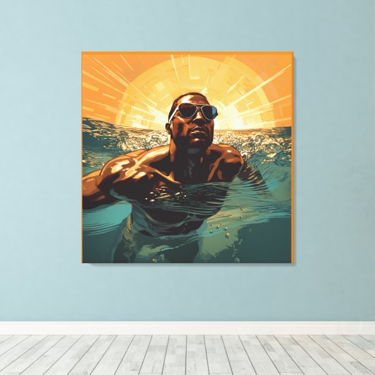 MEDITUNG Nr. 2 Leinwanddruck (Insitu (Holzboden))