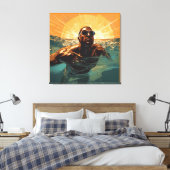 MEDITUNG Nr. 2 Leinwanddruck (Insitu (Schlafzimmer))