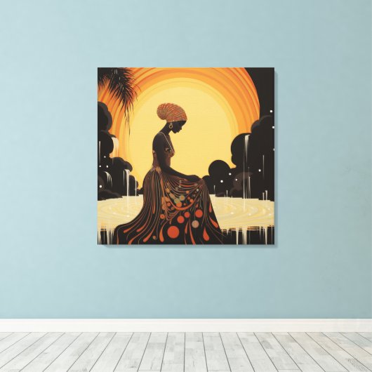 MEDITUNG Nr. 3 Leinwanddruck (Insitu (Holzboden))