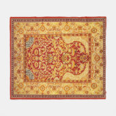 Medium 1-Personen-Waschbares muslimisches Gebet Ru Fleecedecke (Vorderseite (Horizontal))