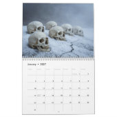 Medium 2026 Skull Art Calendar Kalender (Jan 2027)