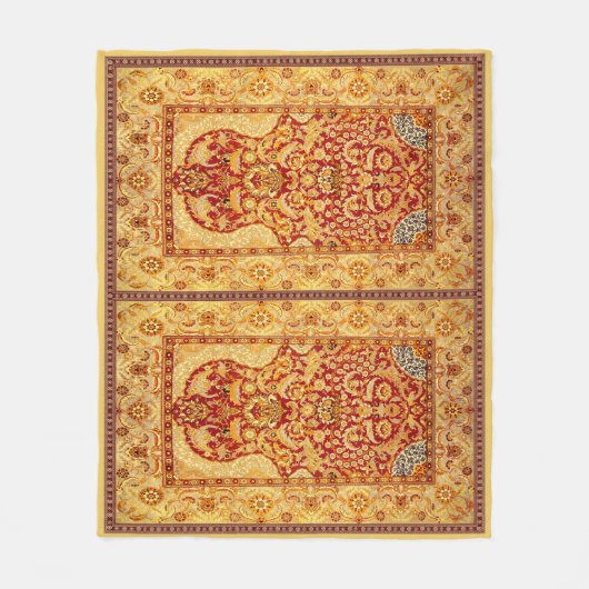 Medium 2-Personen-Waschbares muslimisches Gebet Ru Fleecedecke (Vorderseite)