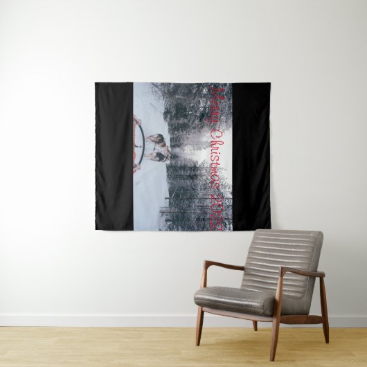 Medium (50" x 60") Tapestry Wandteppich (Beispiel (Horizontal))