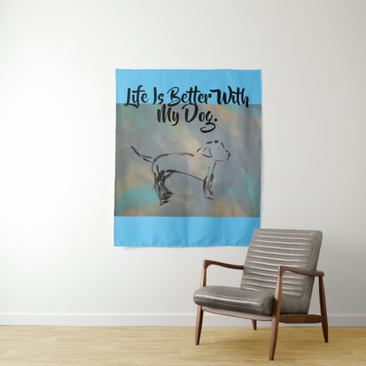 Medium (50" x 60") Tapestry Wandteppich (Beispiel)