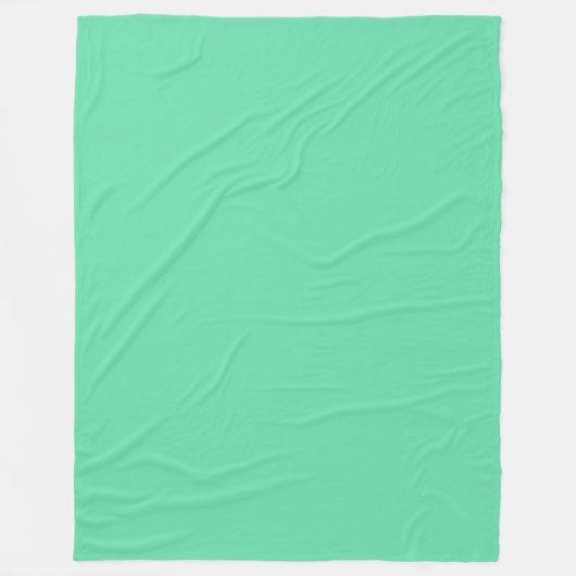 Medium Aquamarine Fleecedecke (Vorderseite)