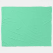 Medium Aquamarine Fleecedecke (Vorderseite (Horizontal))