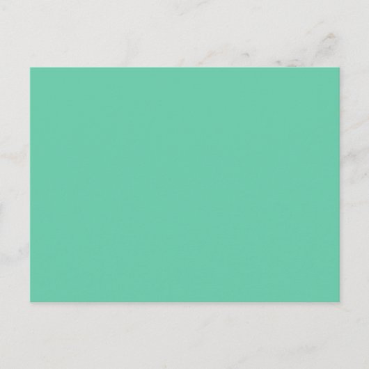 Medium Aquamarine Postkarte (Vorderseite)