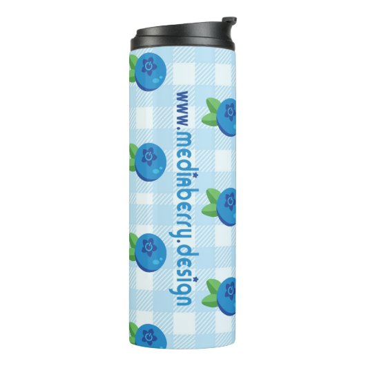 Medium-Beeren-Trommel Thermosbecher (Nach links gedreht)