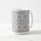 Medium Birch Tree Bark Patterned Kaffeetasse (VorderseiteRechts)