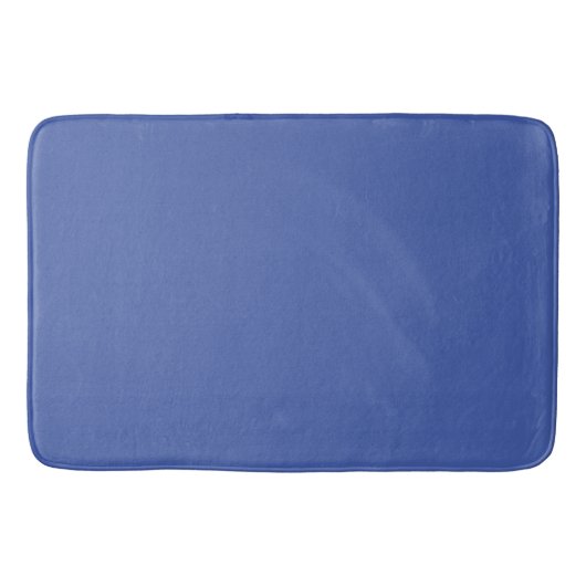 Medium Blau: Solide Farbe Badematte (Vorderseite)