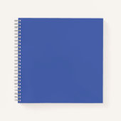 Medium Blue #445EAA Spiral Notebook Notizblock (Vorderseite)