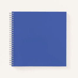 Medium Blue #445EAA Spiral Notebook Notizblock