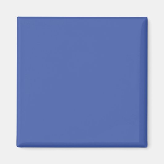 Medium Blue #445EAA, verblasst blau Magnet (Vorne)