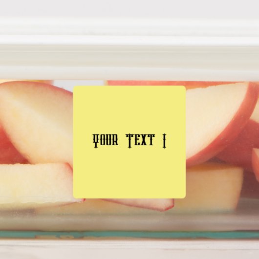 Medium Circle Waterproof Label Etiketten (Befestigt)