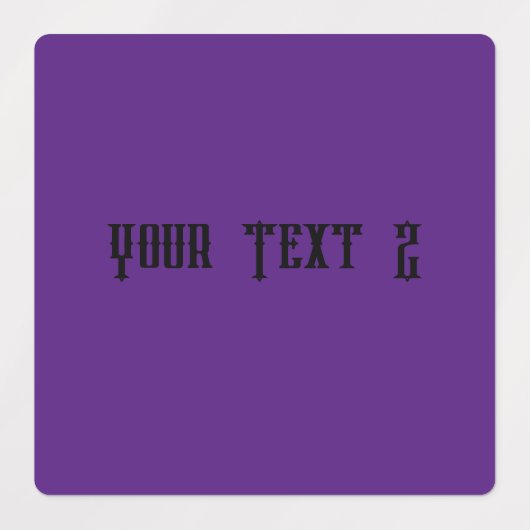 Medium Circle Waterproof Label Etiketten (Design 2)