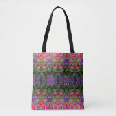 Medium des Kaleidoskop-Blumen-Muster-2 Tasche (Vorderseite)