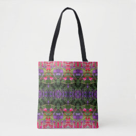 Medium des Kaleidoskop-Blumen-Muster-2 Tasche