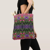 Medium des Kaleidoskop-Blumen-Muster-2 Tasche (Von Nahem)