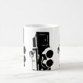 MEDIUM FORMAT RETRO FOTO CAMERA STENCIL KAFFEETASSE (Mittel)