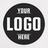 Medium für das benutzerdefinierte Logo Wasserdicht Etiketten (Design 2)