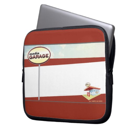 Medium-Garagen-Hülse Laptopschutzhülle (Vorderseite Links)