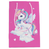 Medium Gift Bag to a magical birthday party. Mittlere Geschenktüte (Vorderseite)