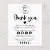 Medium - Modern Minimal Thank You For Your Order (Vorderseite)