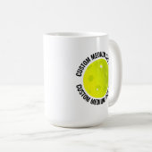 Medium Personalized Text Pickleball 15 oz. Custom Kaffeetasse (VorderseiteRechts)