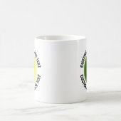 Medium Personalized Text Tennis Ball  11oz. Custom Kaffeetasse (Mittel)