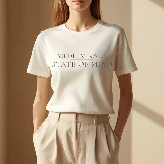 Medium Rare State of Mind Fleischfresser Tri-Blend Shirt