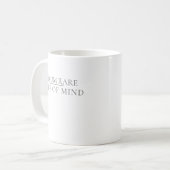 Medium Rare State of Mind Steakliebhaber Fleischli Kaffeetasse (Vorderseite Links)
