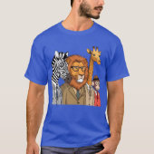 medium shot of a funny cartoon animals retro T-Shirt (Vorderseite)